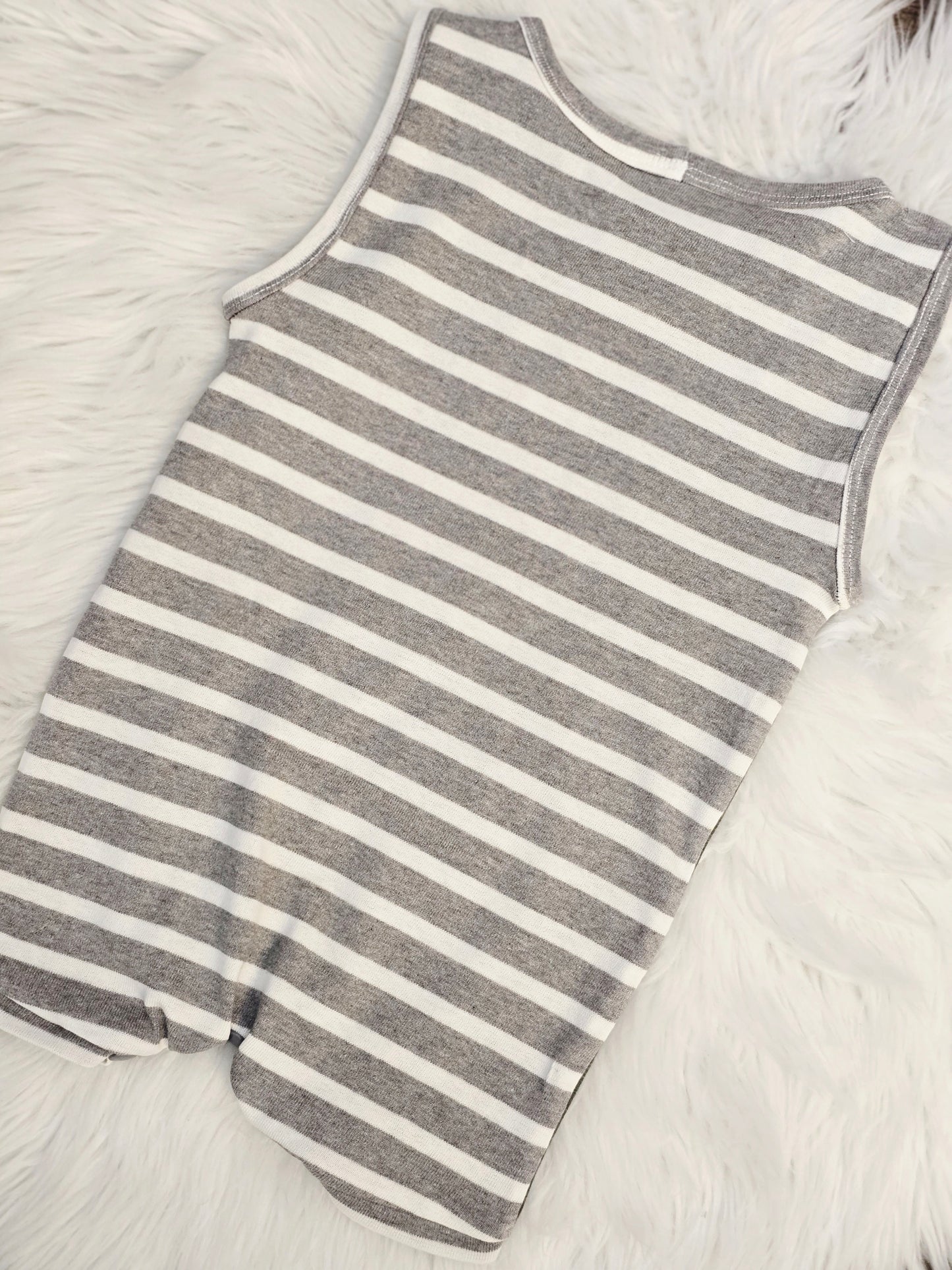 Size 18/24 tank upcycle shorts romper