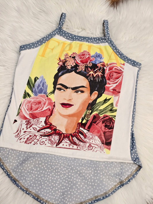 Size 6/7 upcycle spaghetti strap