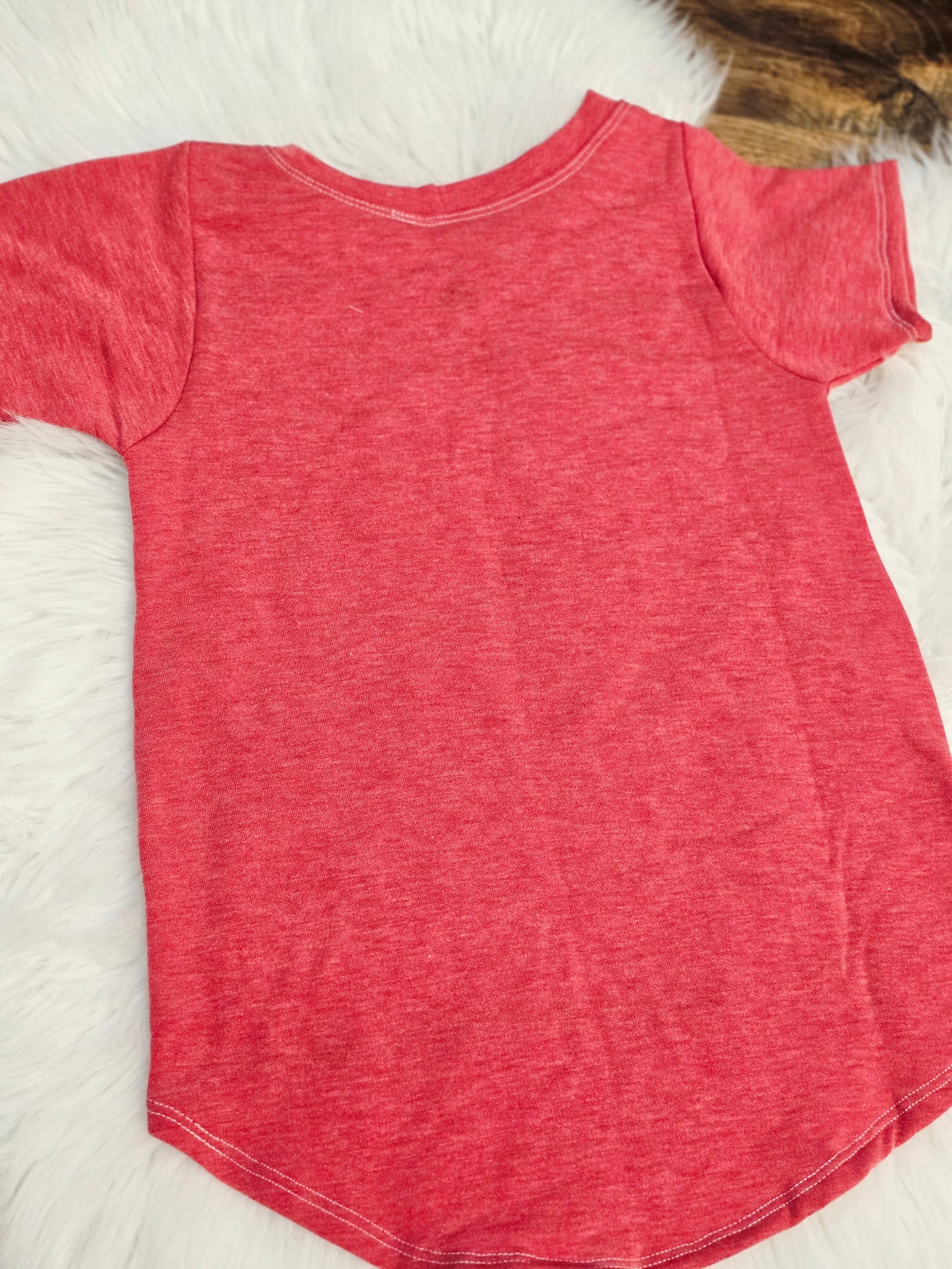 Size 4 fabric back upcycle tunic