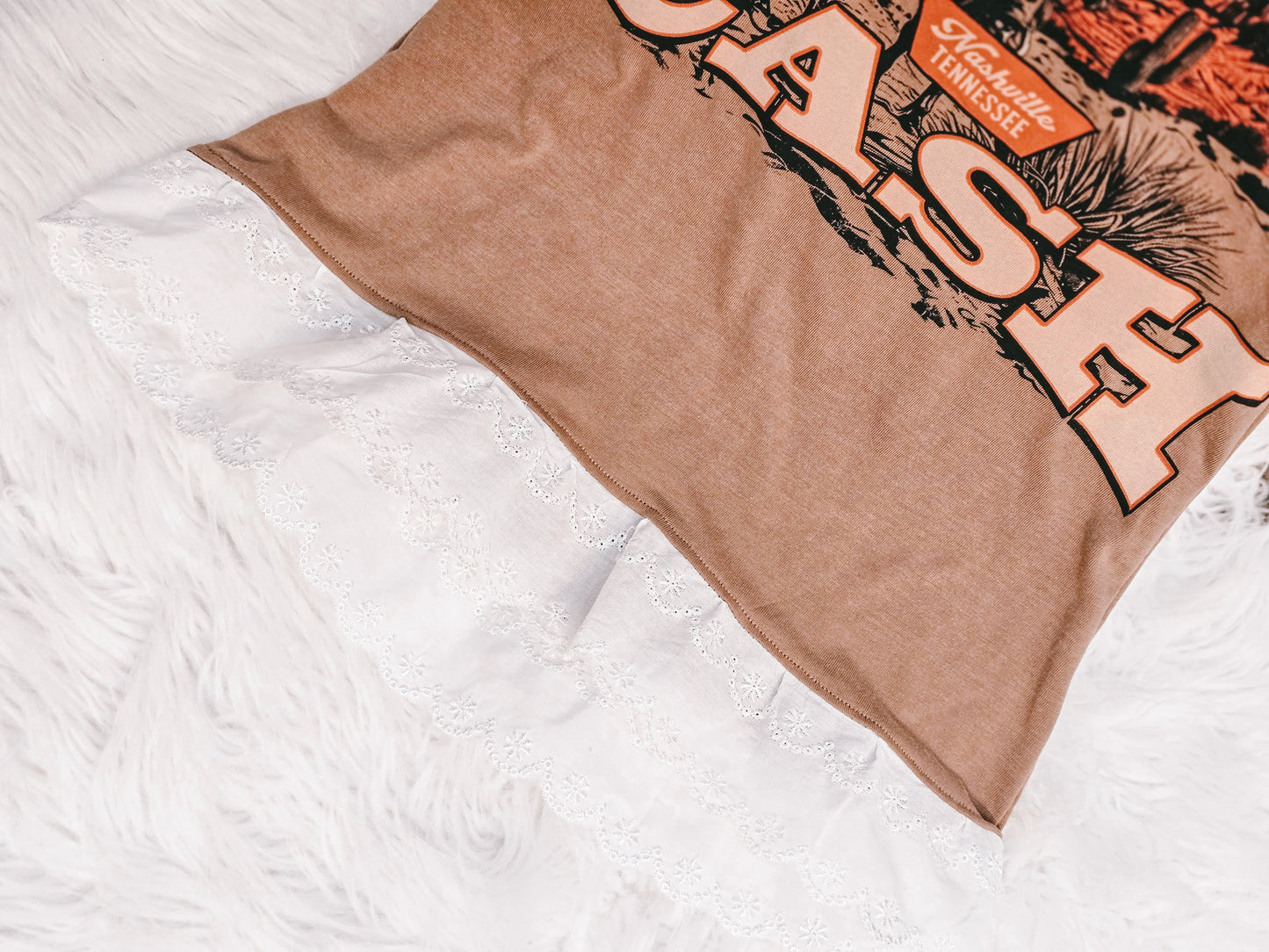3t Cash t shirt dress with lace