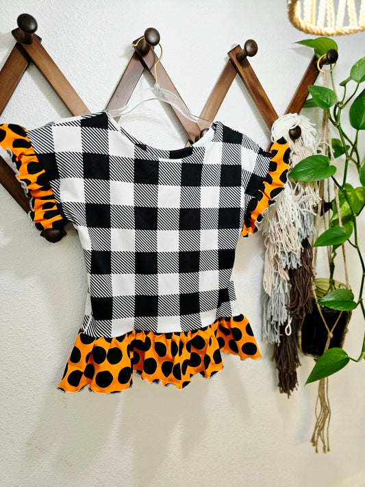 Size 7 halloween combo top