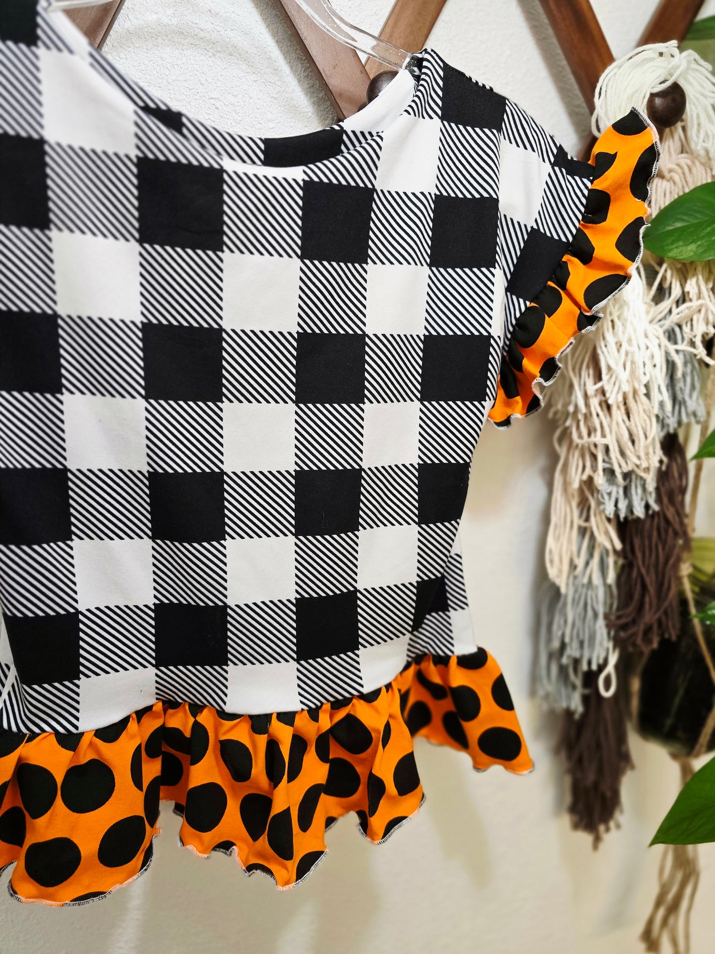 Size 7 halloween combo top