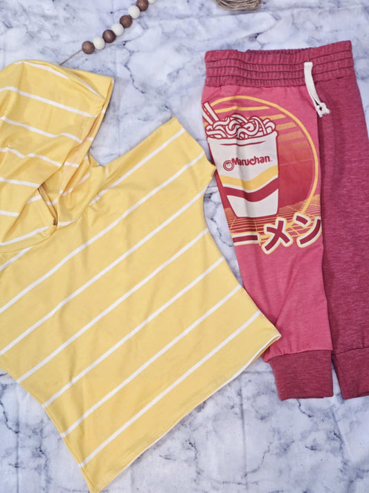 3t upcycle sweats and lounge hoodie set