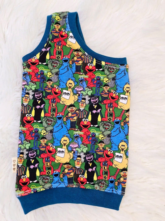 9/12m single shoulder tank