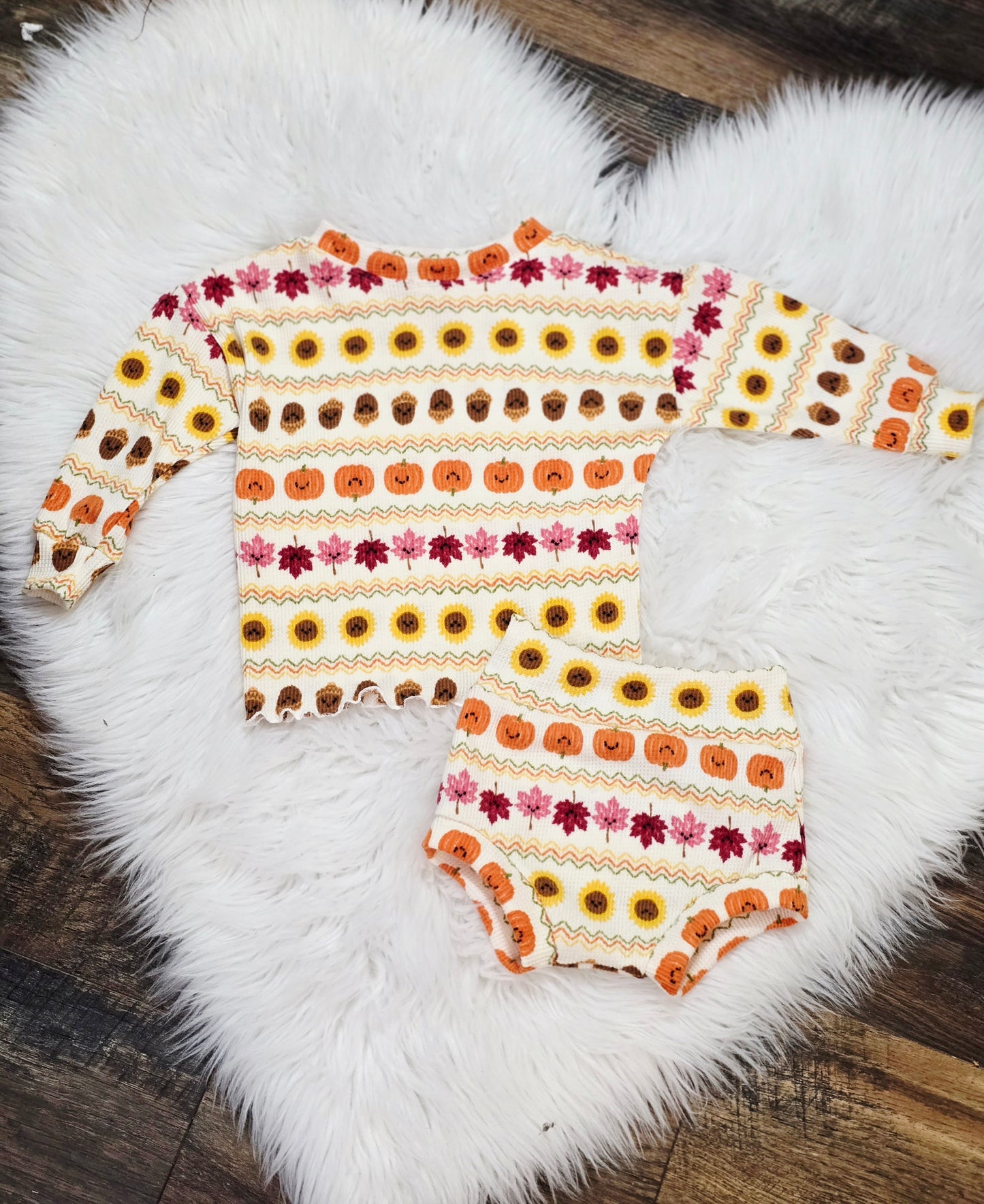 Long sleeve fall lounge set