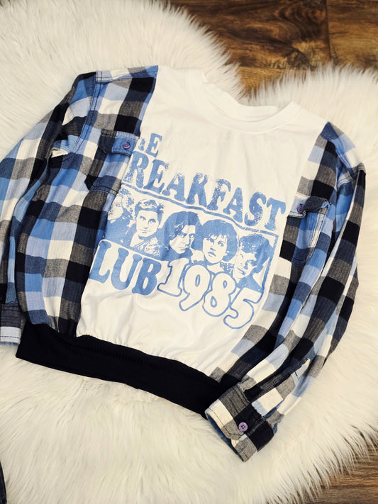 Womens size small flannel upcycle