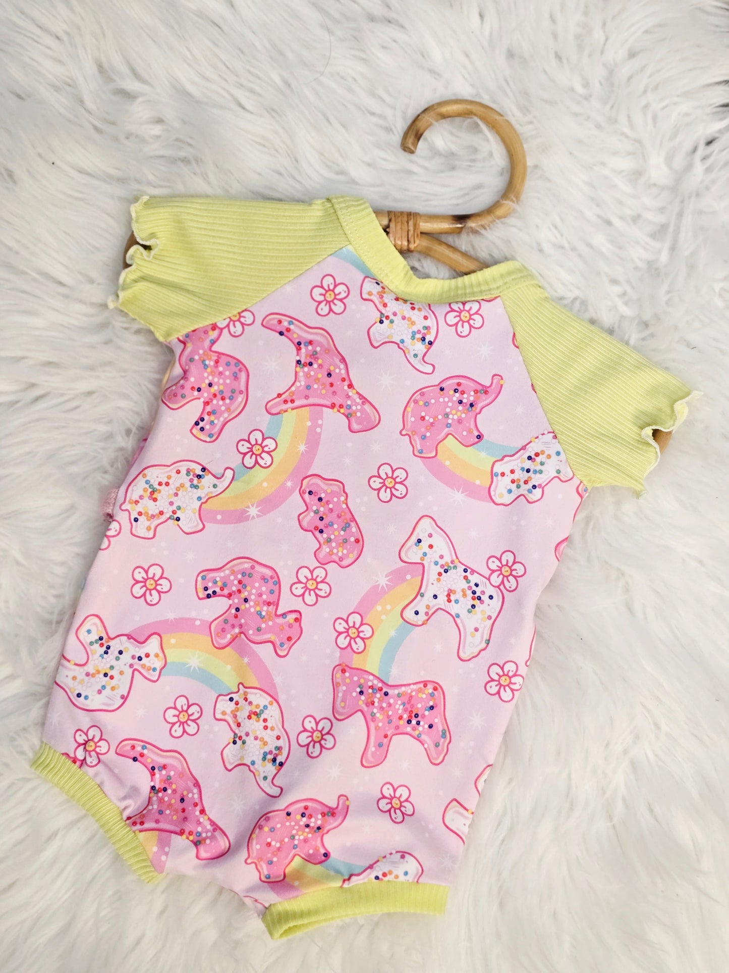 Kimono style shortie romper 0/3m
