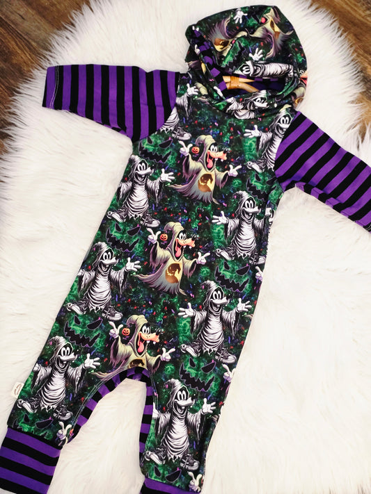 Hooded romper