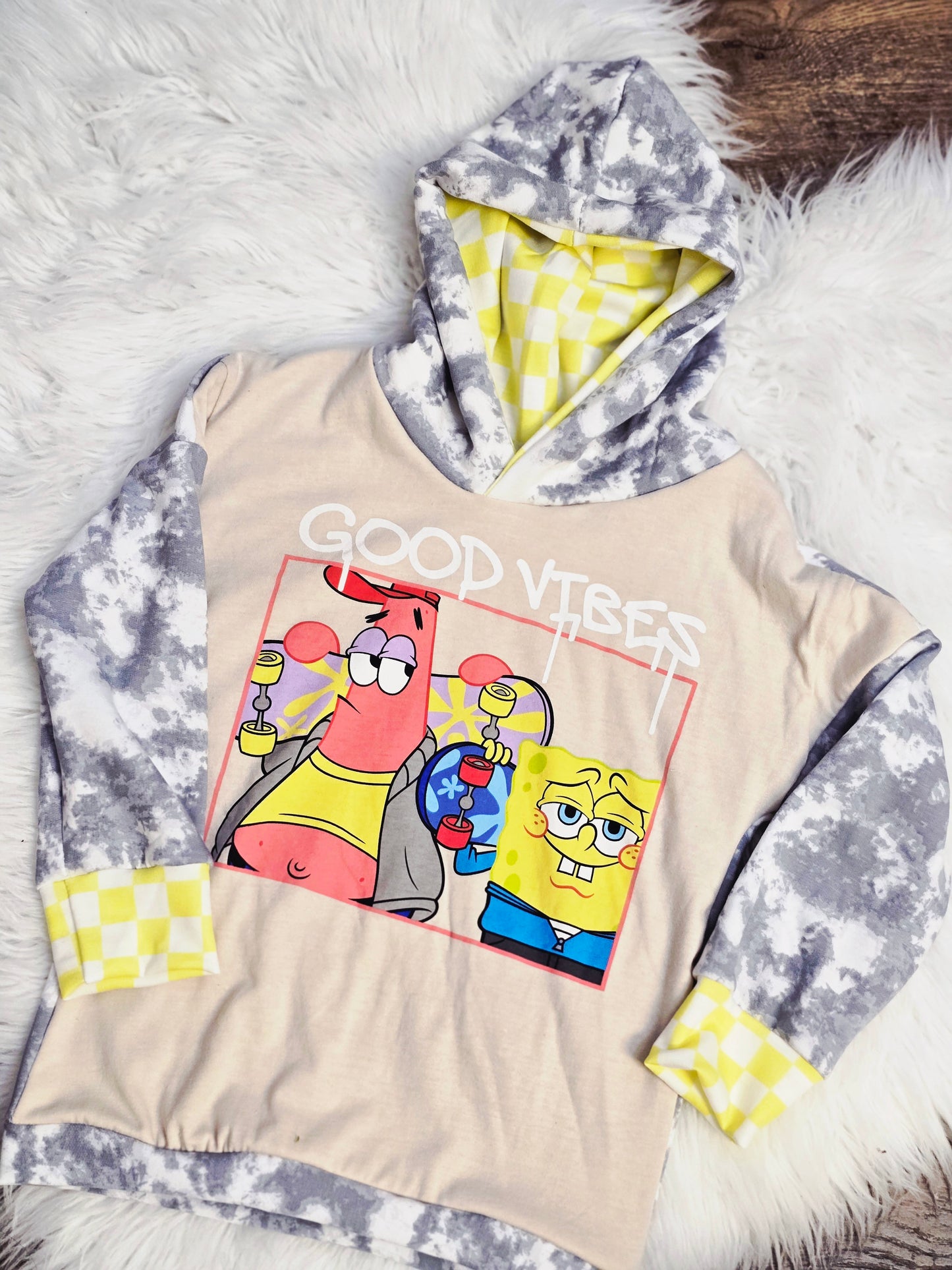 Size 5/6 upcycle hoodie