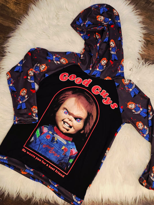 Size 8 upcycle hoodie